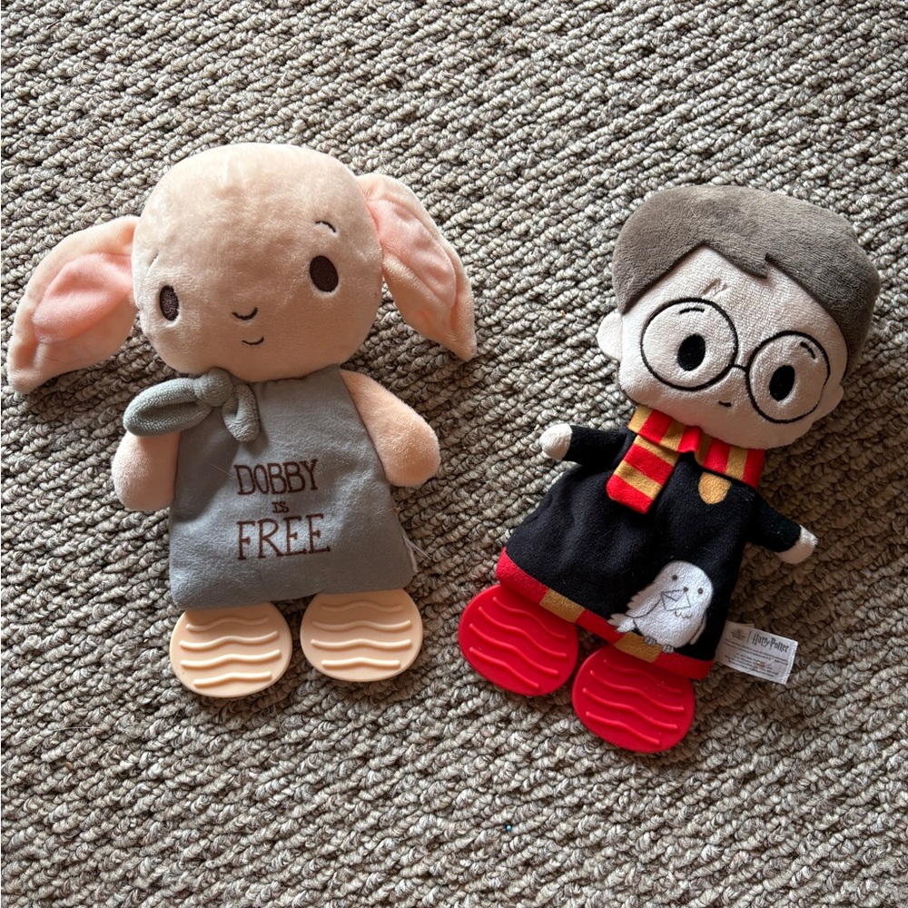Plush Dobby and Harry Potter Soft Comfort Crinkle Lovies